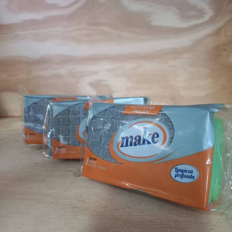 ESPONJA FIBRA PLATEADA