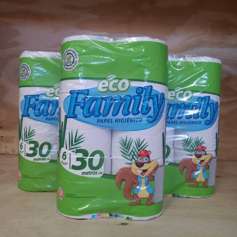 PAPEL HIGIENICO ECO 6*30MTS