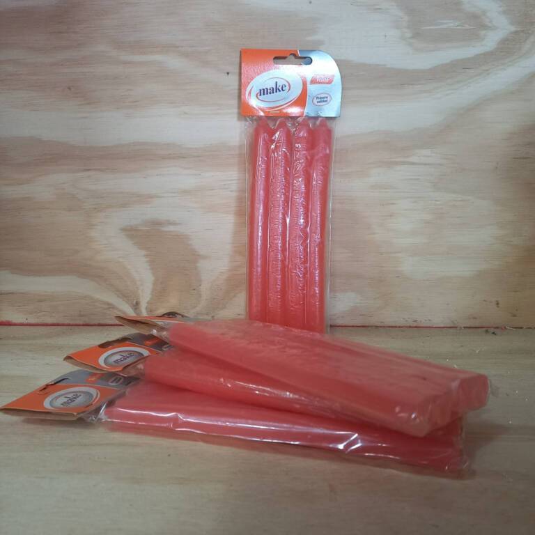 VELAS PRIMERA CALIDAD ROJAS *4u