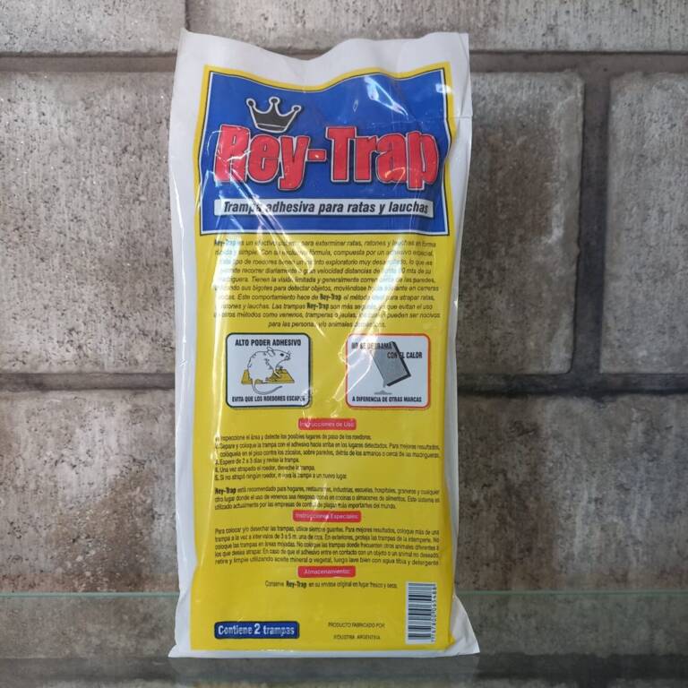 TRAMPA ADHESIVA PARA RATAS Y LAUCHAS