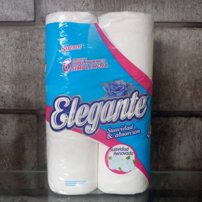PAPEL HIGINICO ELEGANTE 6X30 MT H/SIMPLE